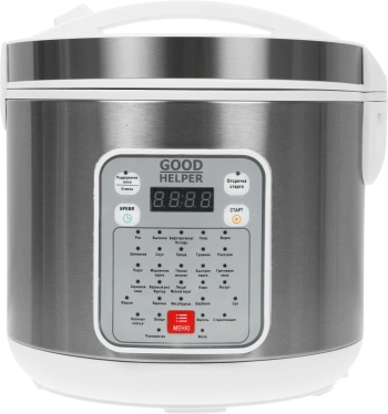 Мультиварка GoodHelper MC-5201 стальной/белый (gh-mc5201)