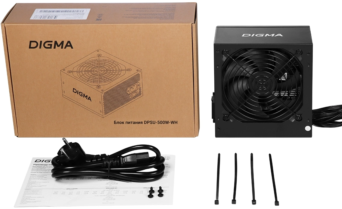 Блок питания Digma DPSU-500W-WH