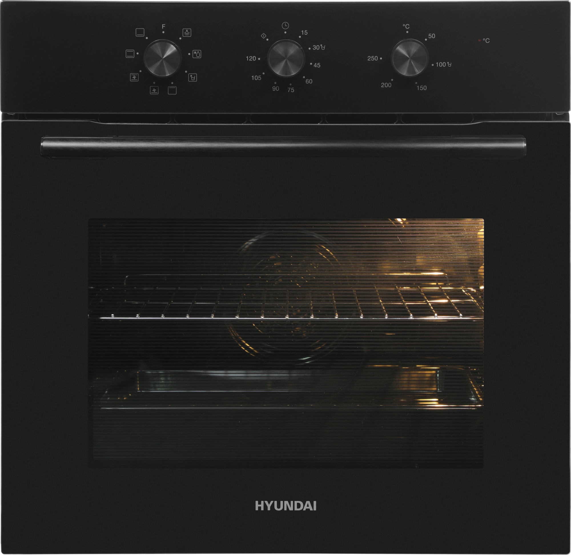 Духовой шкаф Hyundai HEO 66412 BG черный