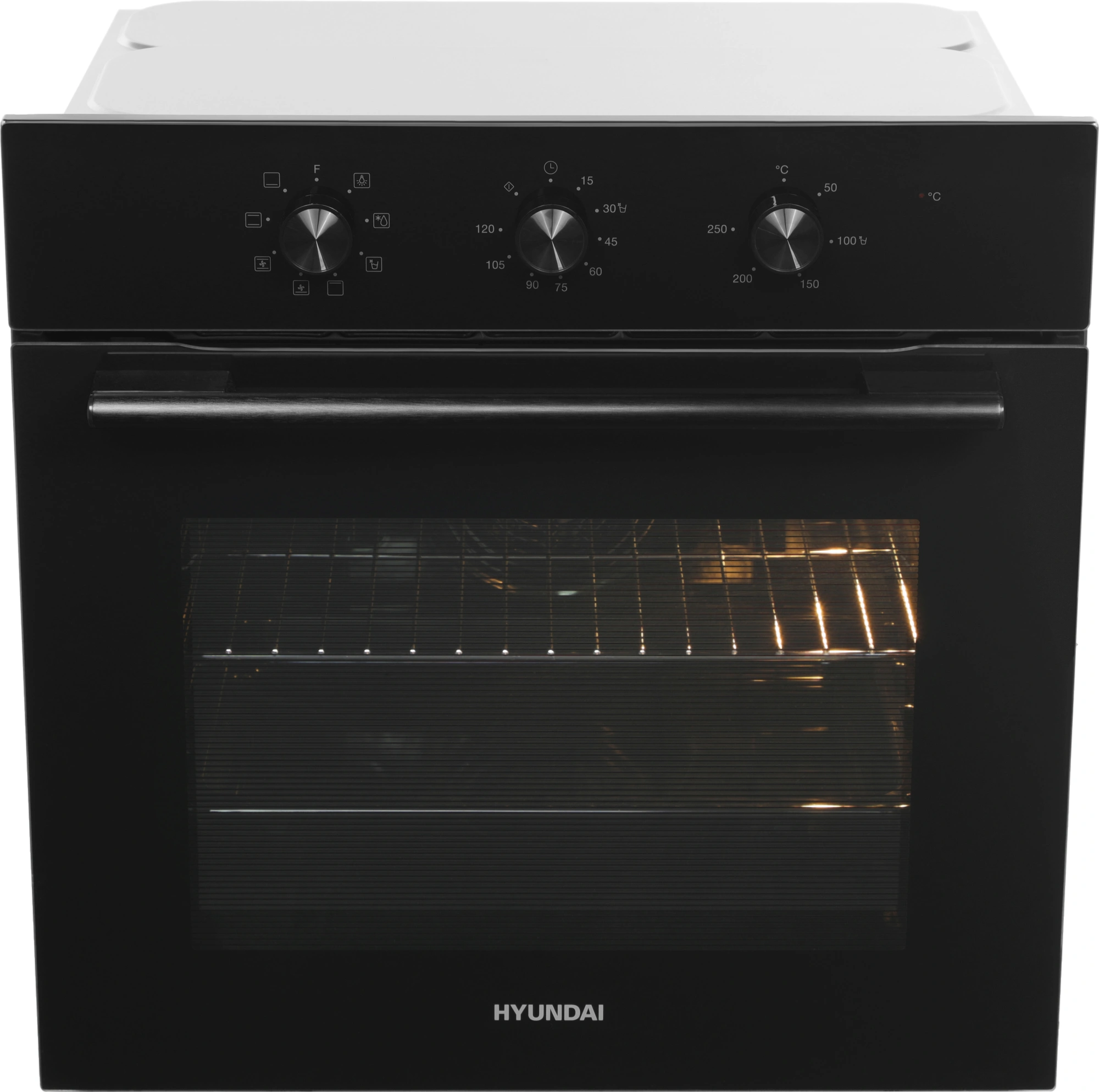 Духовой шкаф Hyundai HEO 66412 BG черный