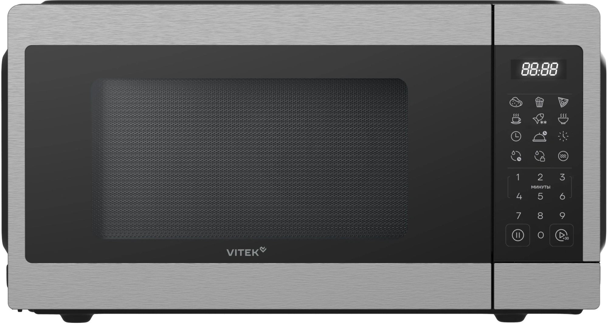 Микроволновая печь Vitek VT-MW1023, серебристый