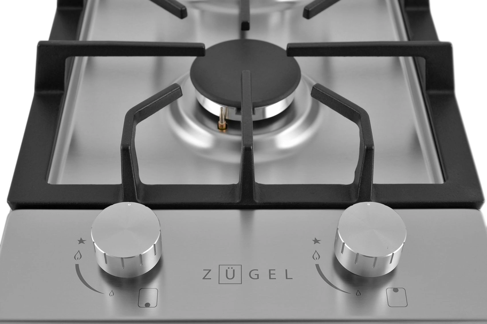 Газовая варочная поверхность Zugel ZGH292X нержавеющая сталь (682039)