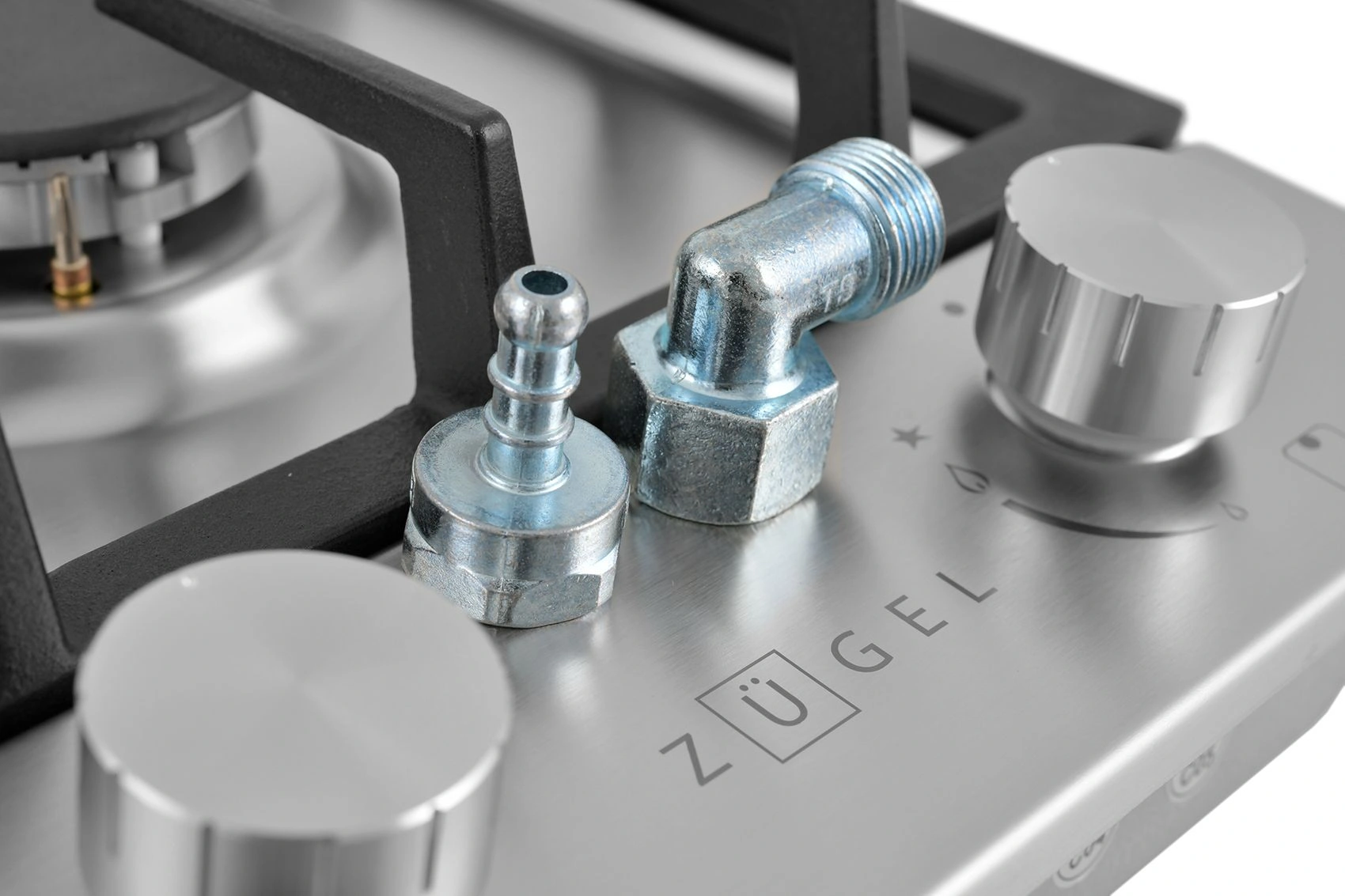Газовая варочная поверхность Zugel ZGH292X нержавеющая сталь (682039)