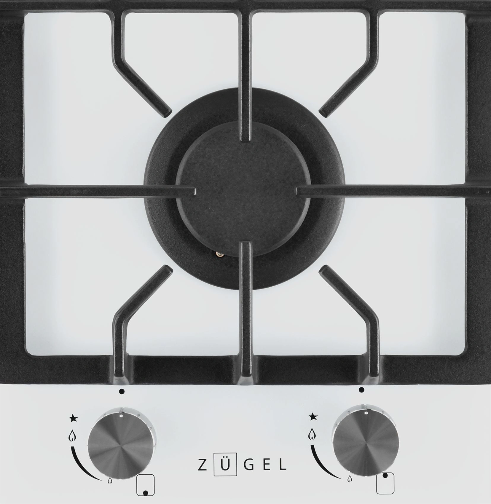 Газовая варочная поверхность Zugel ZGH292W белый (682041)