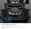 Газовая варочная поверхность Zugel ZGH603B черный