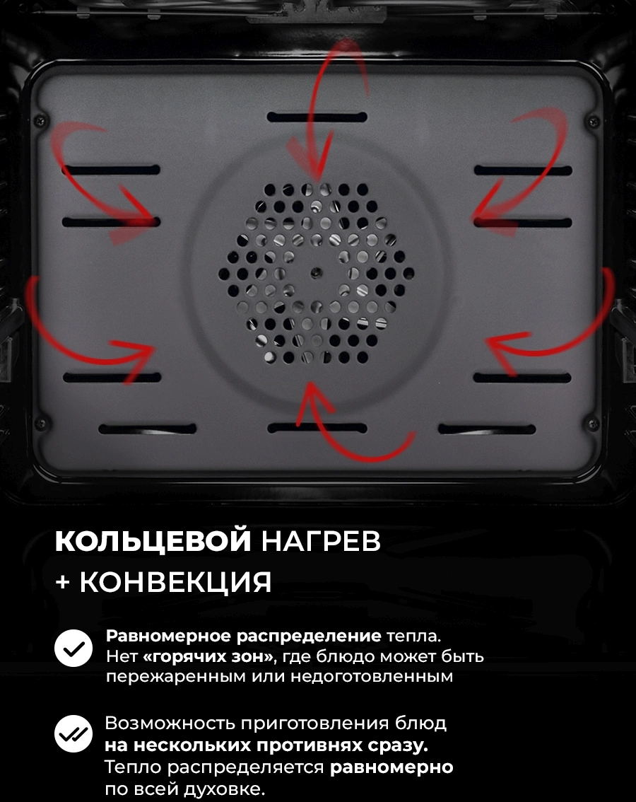 Духовой шкаф Lex EDP 610 GR Wide Series серый (TRFE100025)