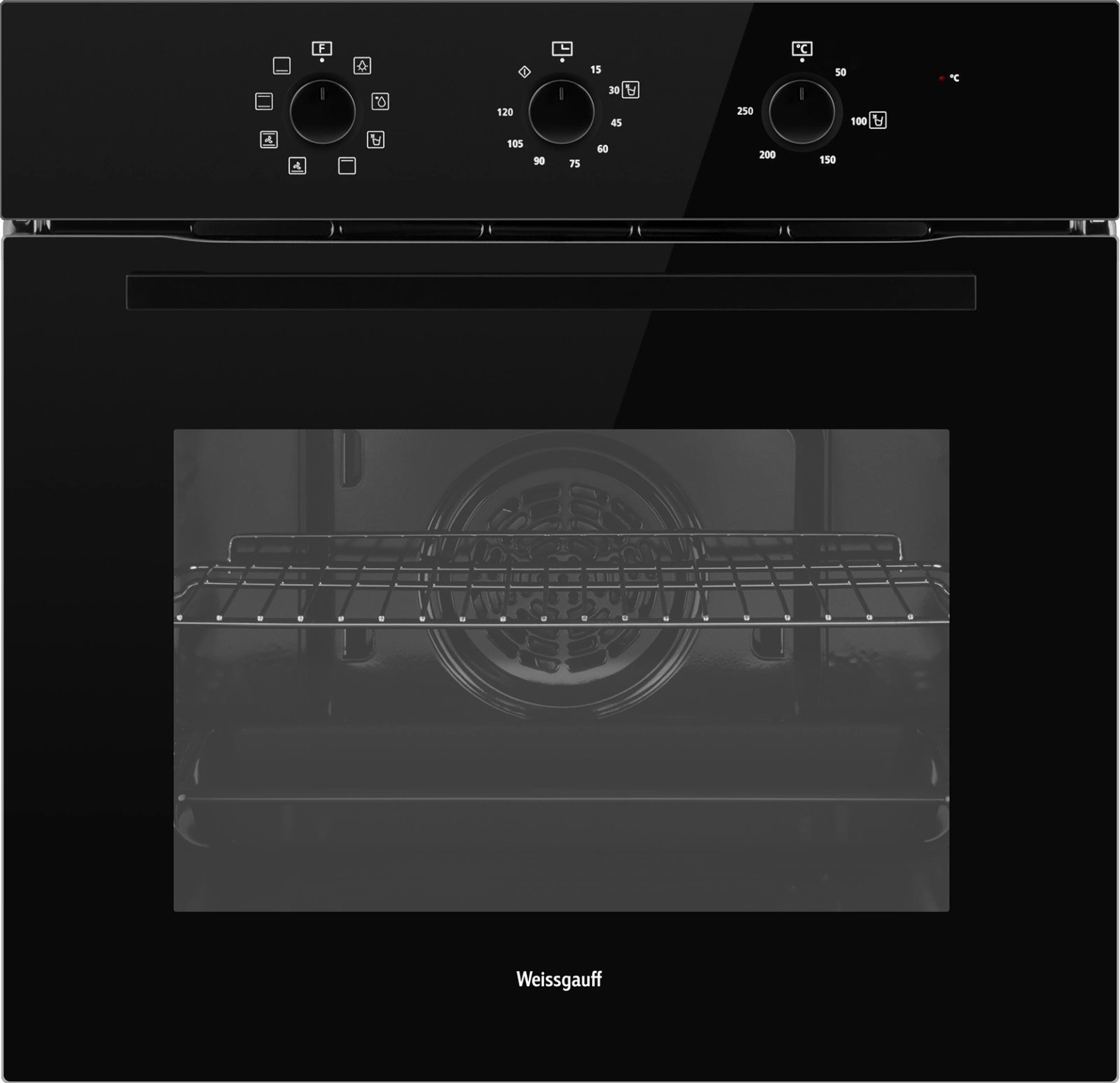 Духовой шкаф Weissgauff EOM 208 PDB Steam Clean черный (433111)