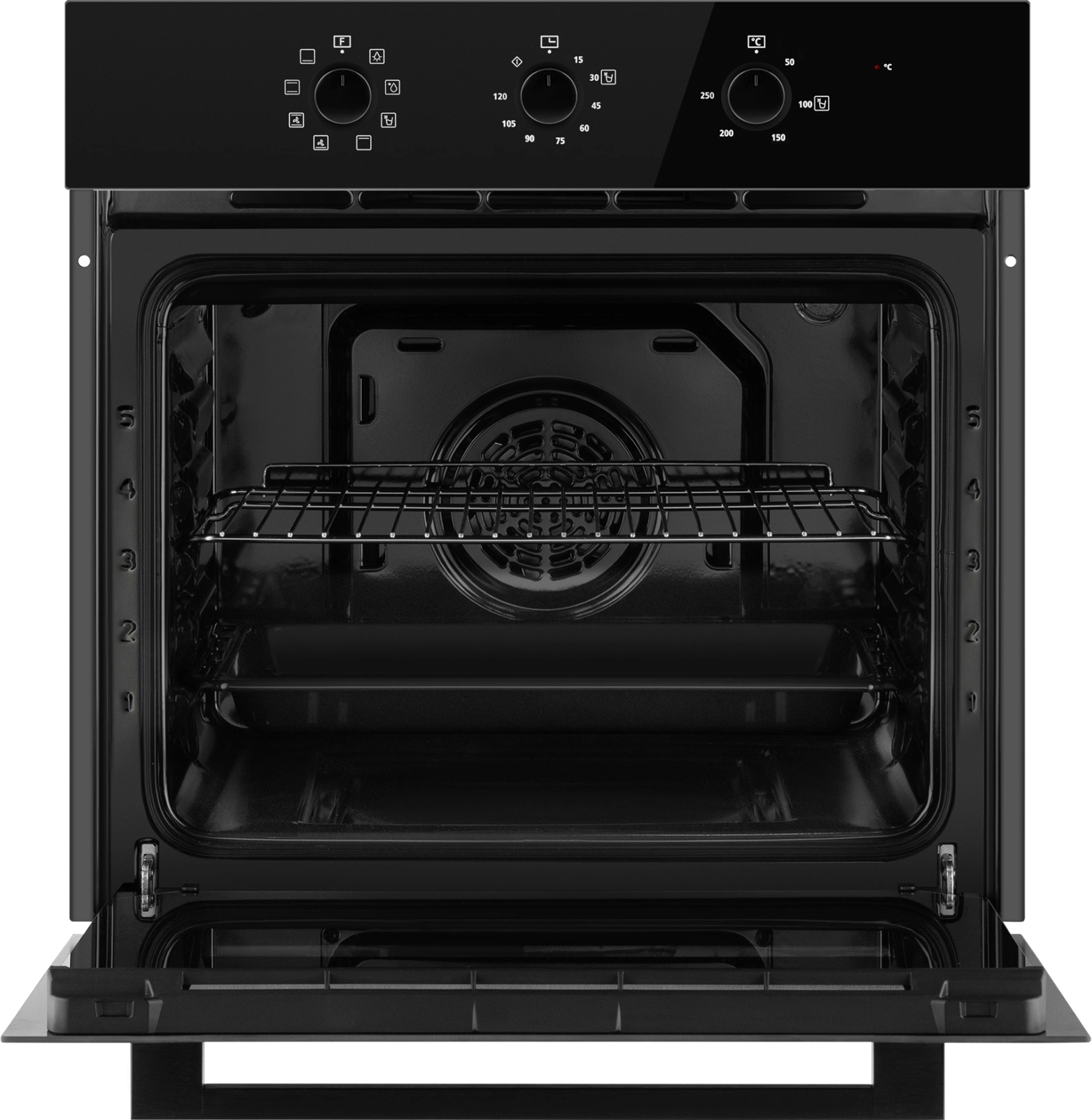 Духовой шкаф Weissgauff EOM 208 PDB Steam Clean черный (433111)