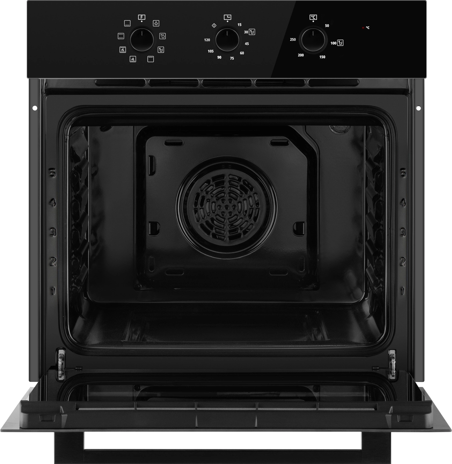 Духовой шкаф Weissgauff EOM 208 PDB Steam Clean черный (433111)