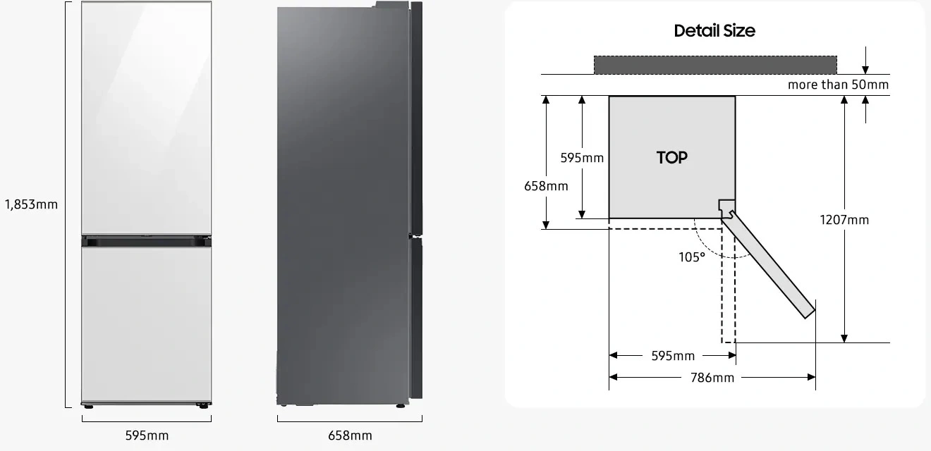 Холодильник двухкамерный Samsung RB34C600ESA/EF серебристый