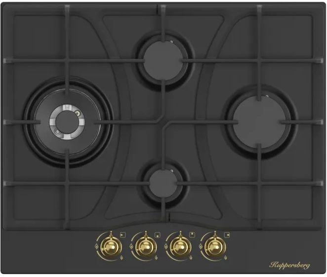 Газовая варочная поверхность Kuppersberg Classic FS 610 Ant Bronze антрацит (8695)