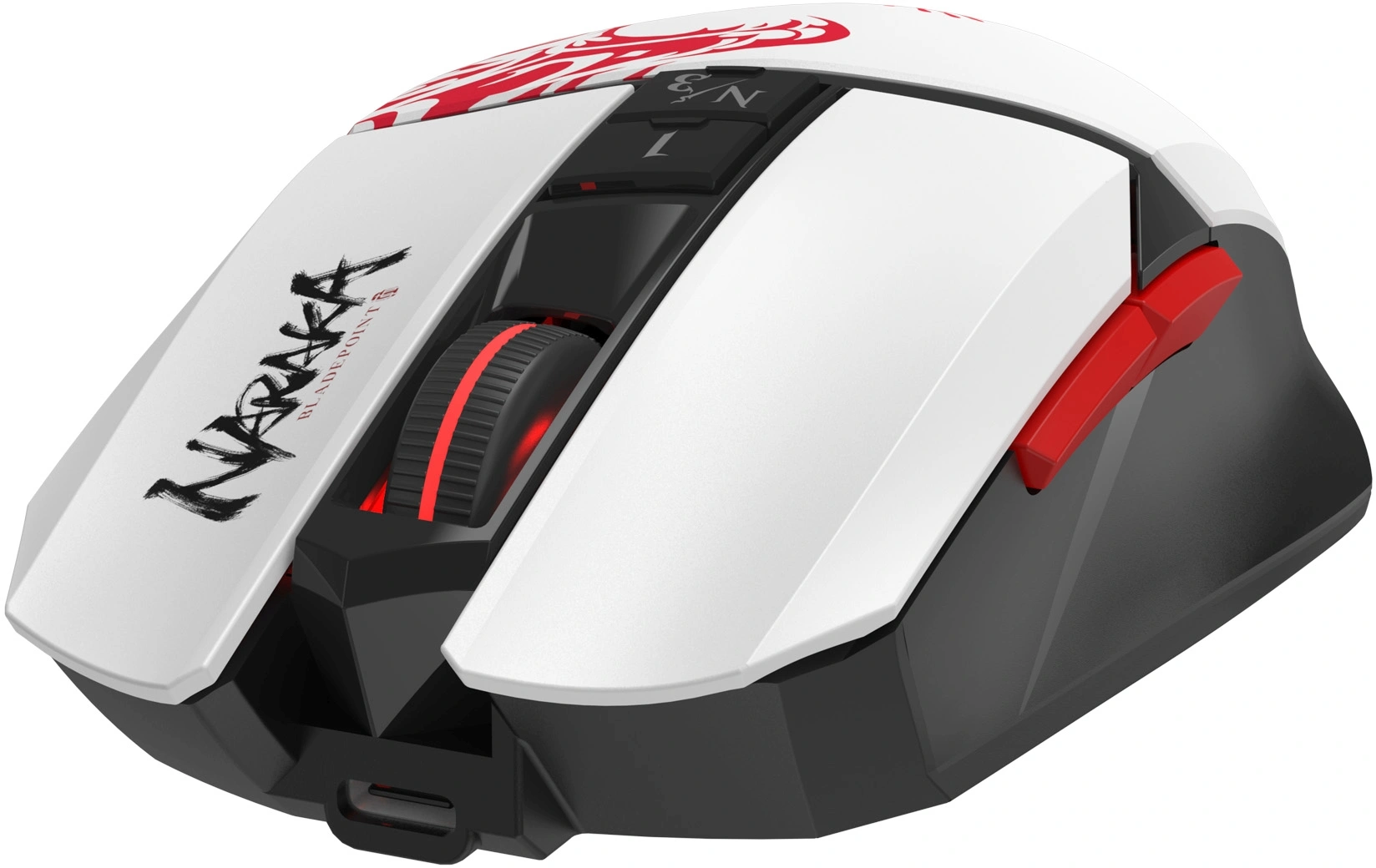 Мышь A4Tech Bloody R36 Ultra, белый/черный (r36 ultra naraka usb ...