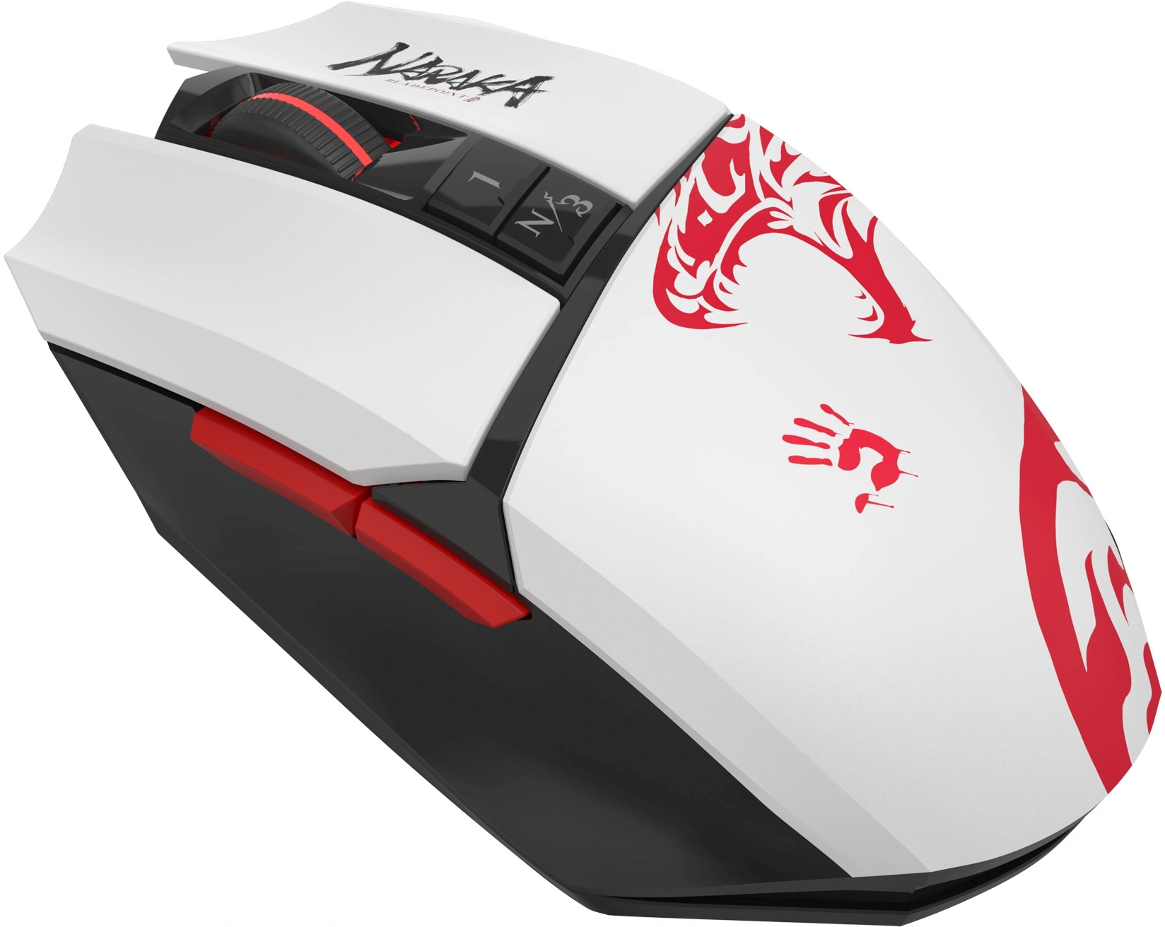 Мышь A4Tech Bloody R36 Ultra, белый/черный (r36 ultra naraka usb ...