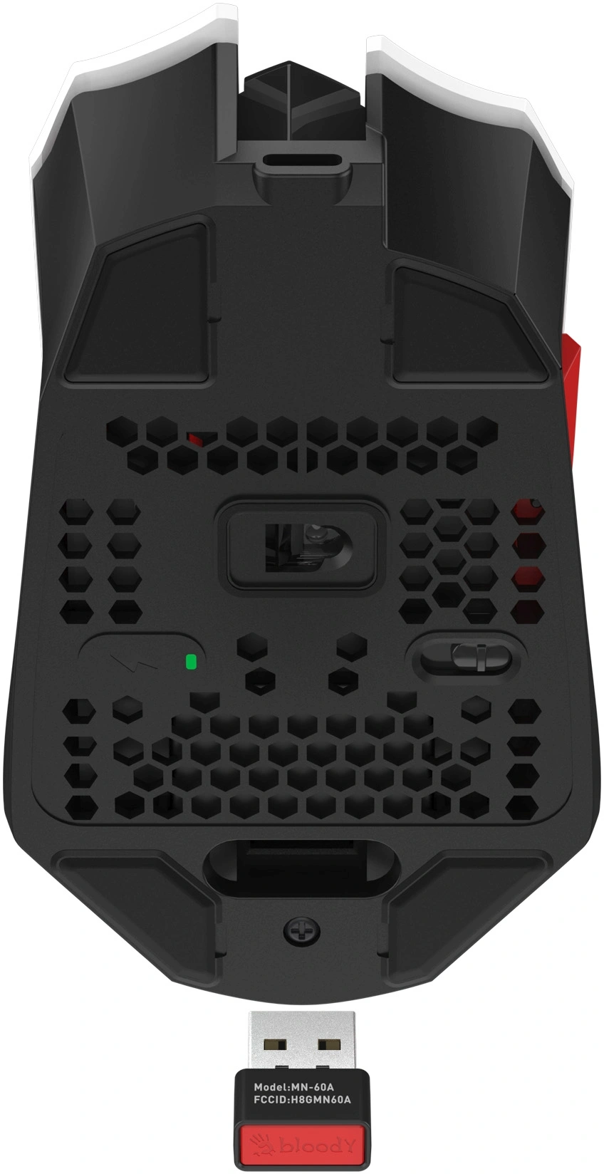 Мышь A4Tech Bloody R36 Ultra, белый/черный (r36 ultra naraka usb ...