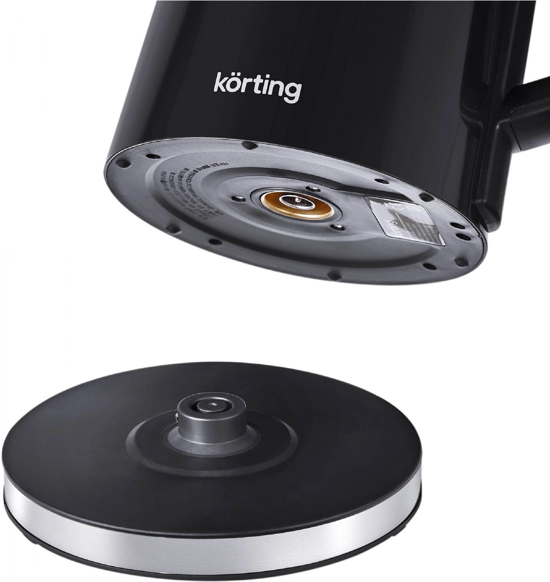 Чайник электрический Korting KWK 0907 G черный, металл