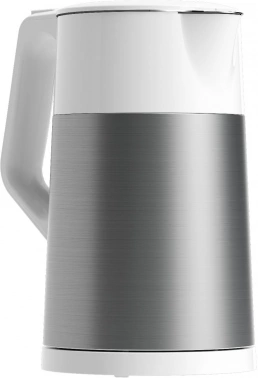 Чайник электрический Midea МК-8010 белый/нержавеющая сталь, нержавеющая сталь