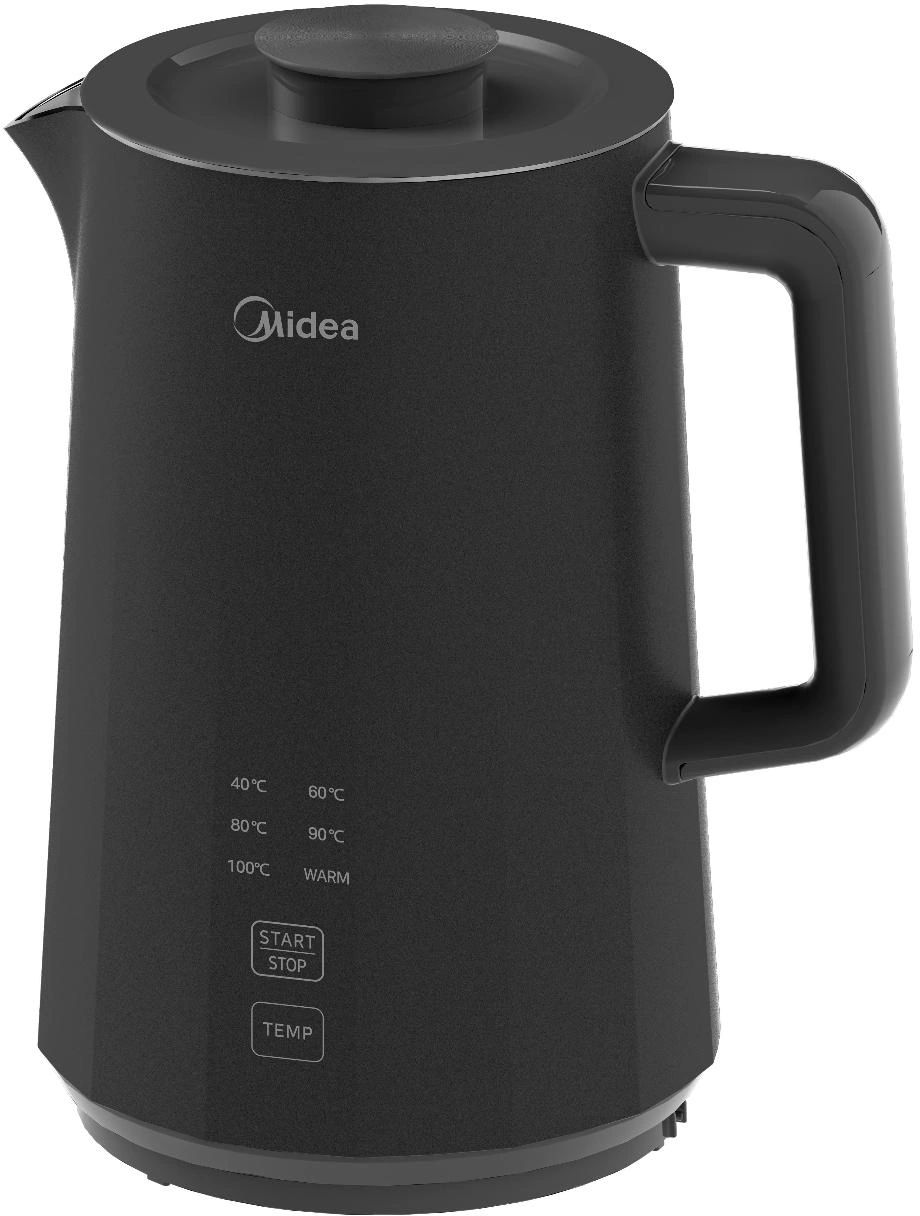 Чайник электрический Midea MK-9094 черный, нержавеющая сталь
