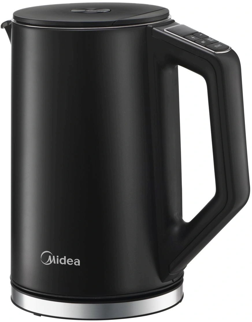 Чайник электрический Midea MK-9093 черный, нержавеющая сталь