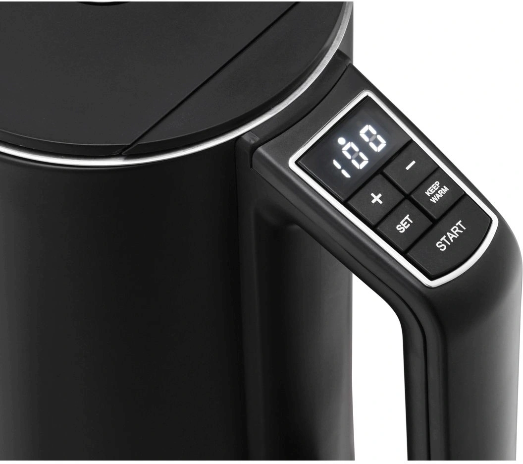Чайник электрический Midea MK-9093 черный, нержавеющая сталь