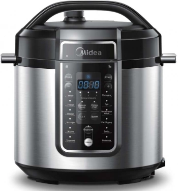 Мультиварка Midea MPC-6037 нержавеющая сталь/черный