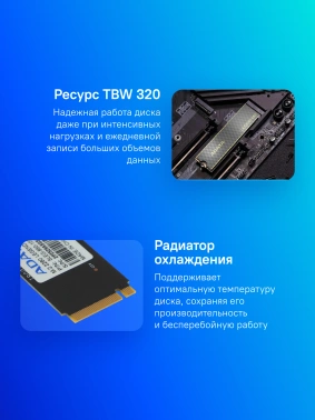 Твердотельный накопитель A-Data 1024ГБ, M.2 2280, PCIe 4.0 x4, M.2 Legend 860 (SLEG-860-1000GCS)
