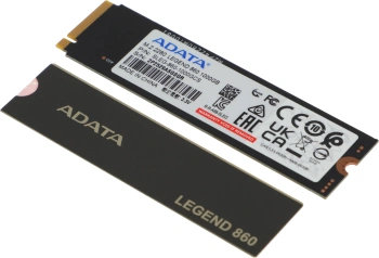 Твердотельный накопитель A-Data 1024ГБ, M.2 2280, PCIe 4.0 x4, M.2 Legend 860 (SLEG-860-1000GCS)