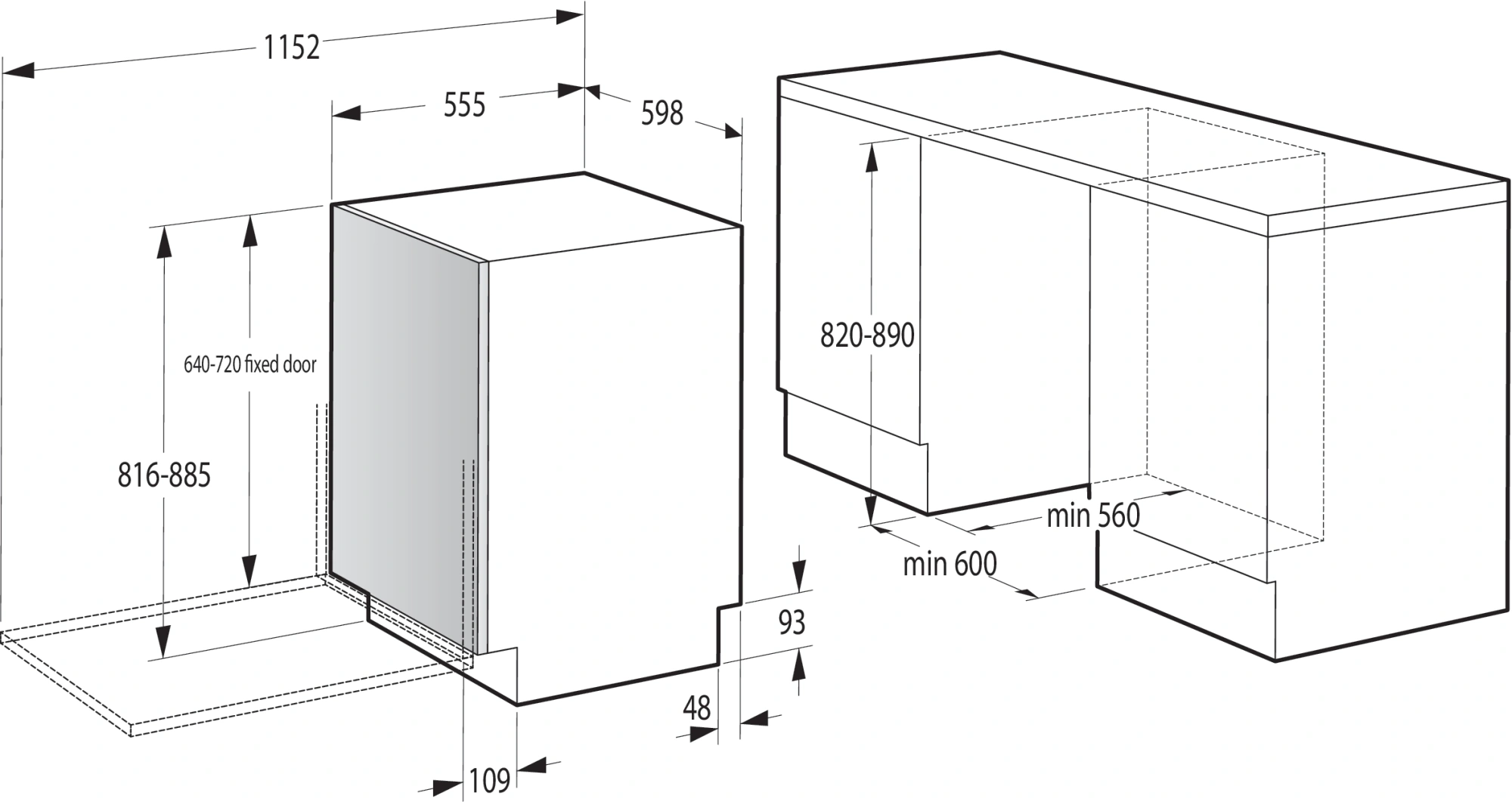 Посудомоечная машина Gorenje GV642D90