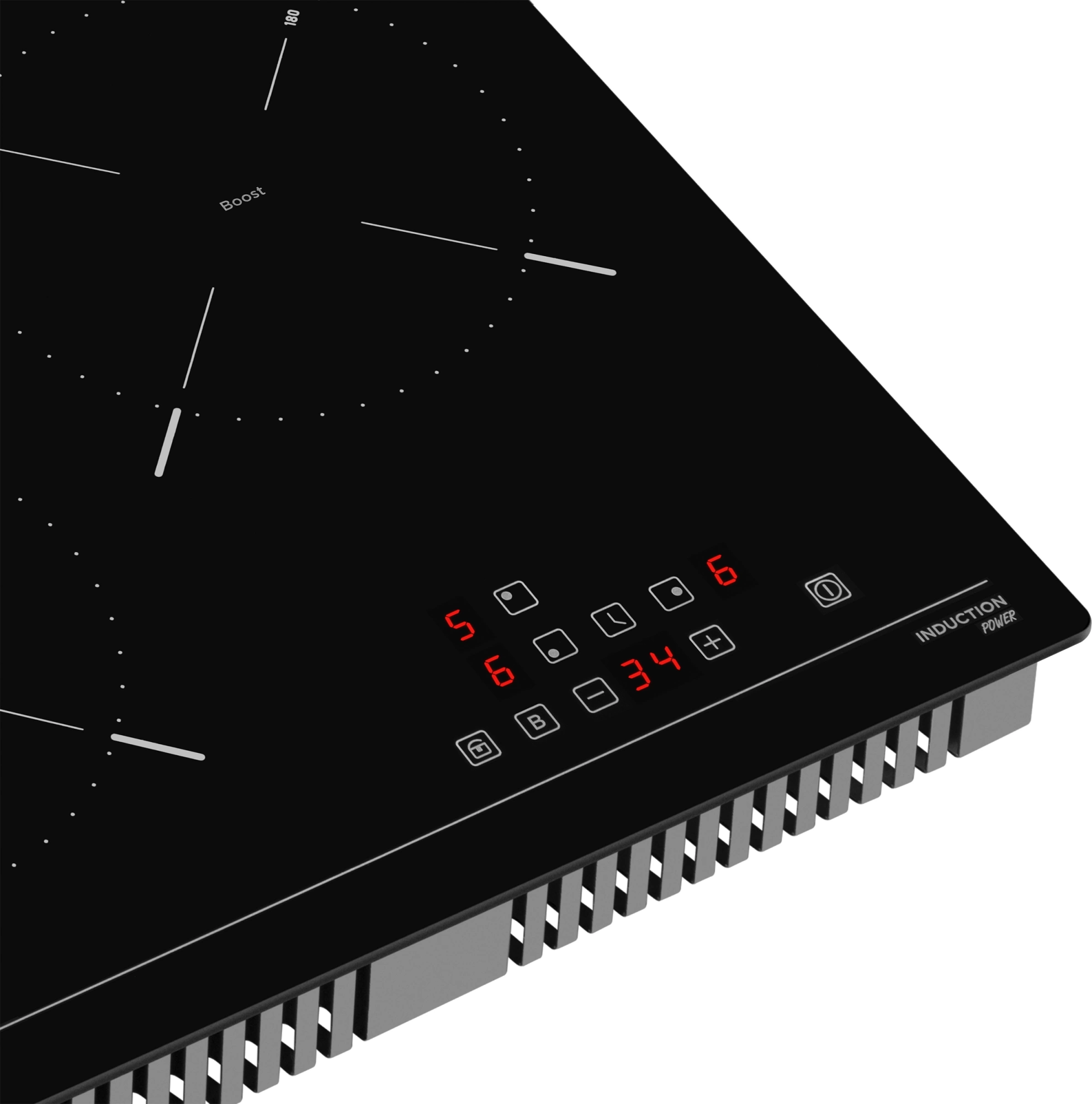 Индукционная варочная поверхность Meferi Power MIH453BK черный (mih453bk power)