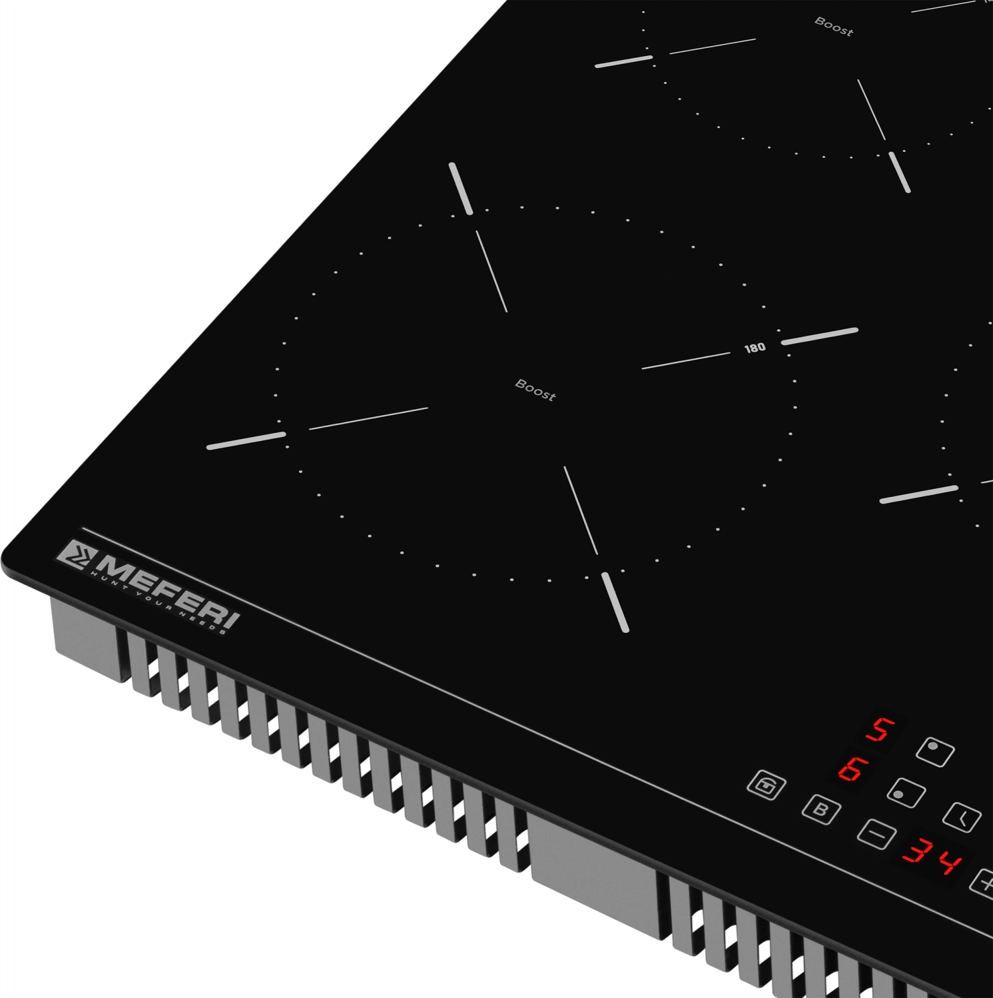 Индукционная варочная поверхность Meferi Power MIH453BK черный (mih453bk power)