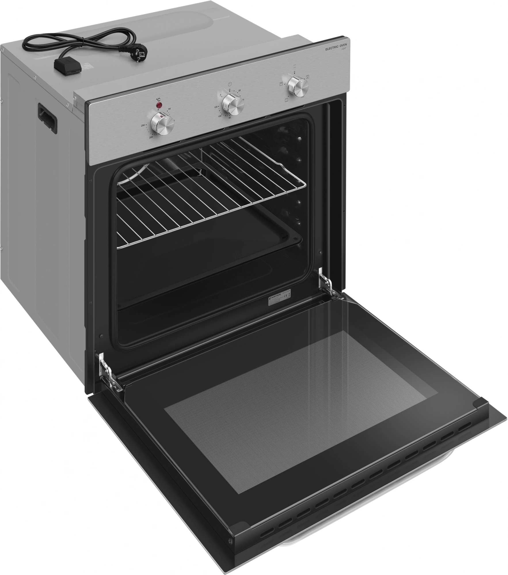 Духовой шкаф Meferi Light MEO604IX серебристый (MEO604IX LIGHT)