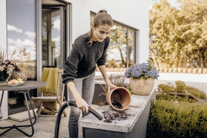 Строительный пылесос Karcher KWD 3 S V-17/4/20 Anniversary Edition черный (1.628-449.0)