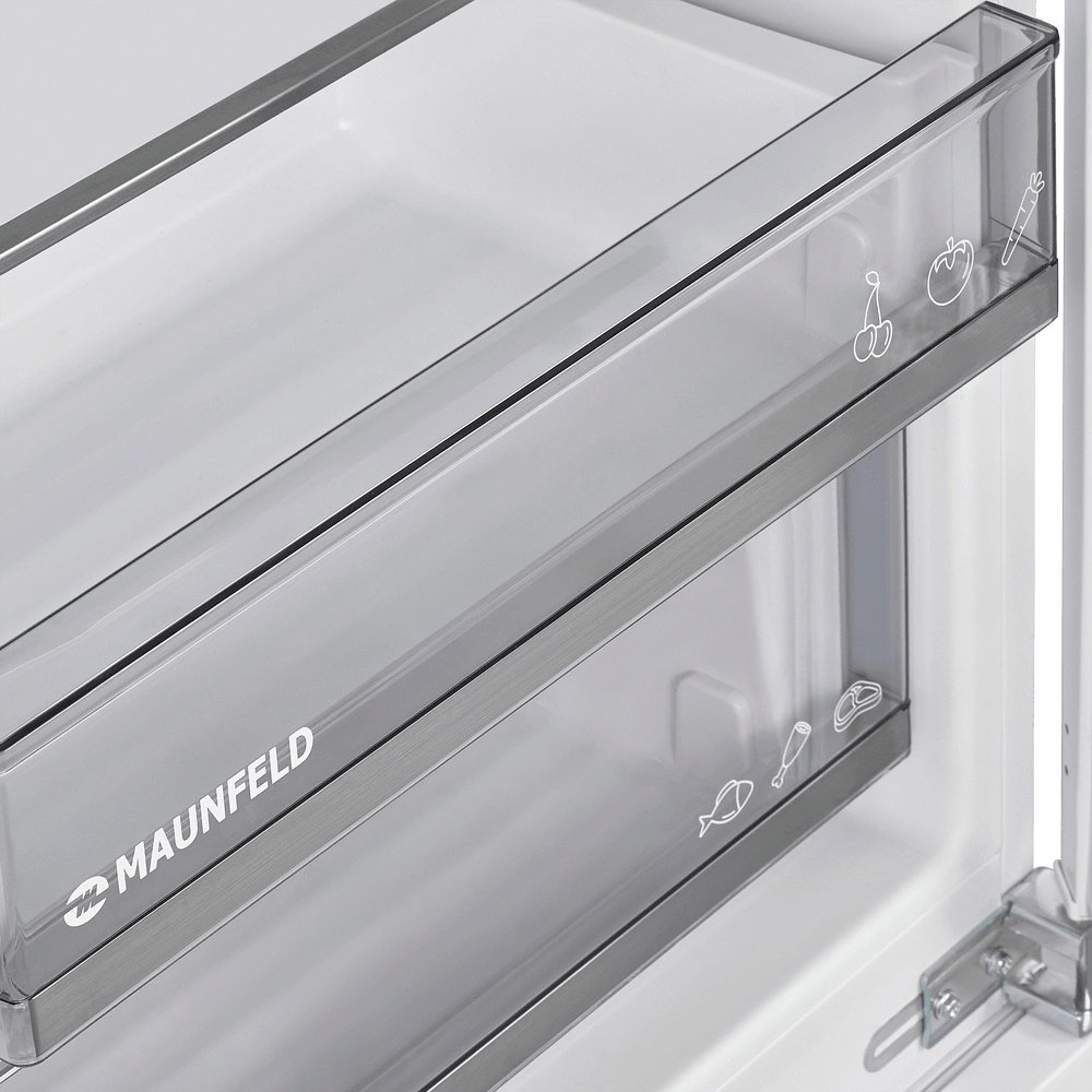 Холодильник Maunfeld MBL177SWGR Inverter (ка-00024616)