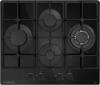 Газовая варочная поверхность Meferi Glass Ultra MGH604 черный