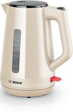 Чайник электрический Bosch TWK1M127 бежевый, пластик
