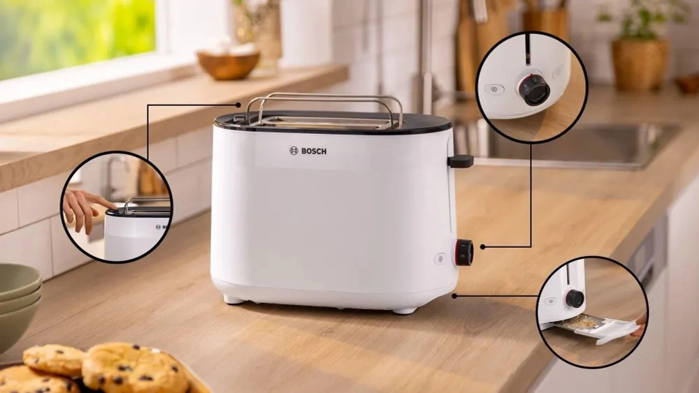 Тостер Bosch TAT2M121 белый