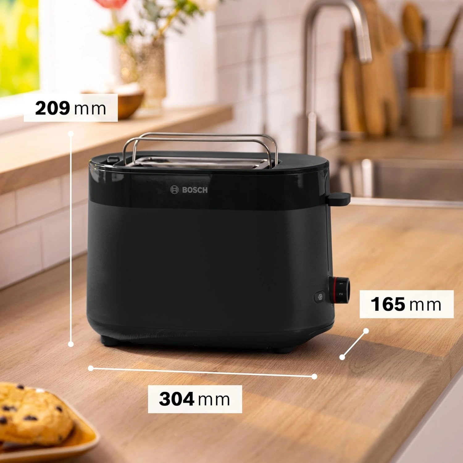 Тостер Bosch TAT2M123 черный
