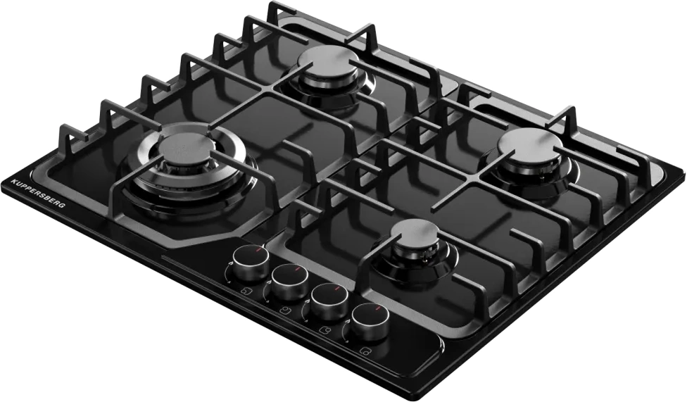 Газовая варочная поверхность Kuppersberg Hi-tech FS 66 B черный (8625)