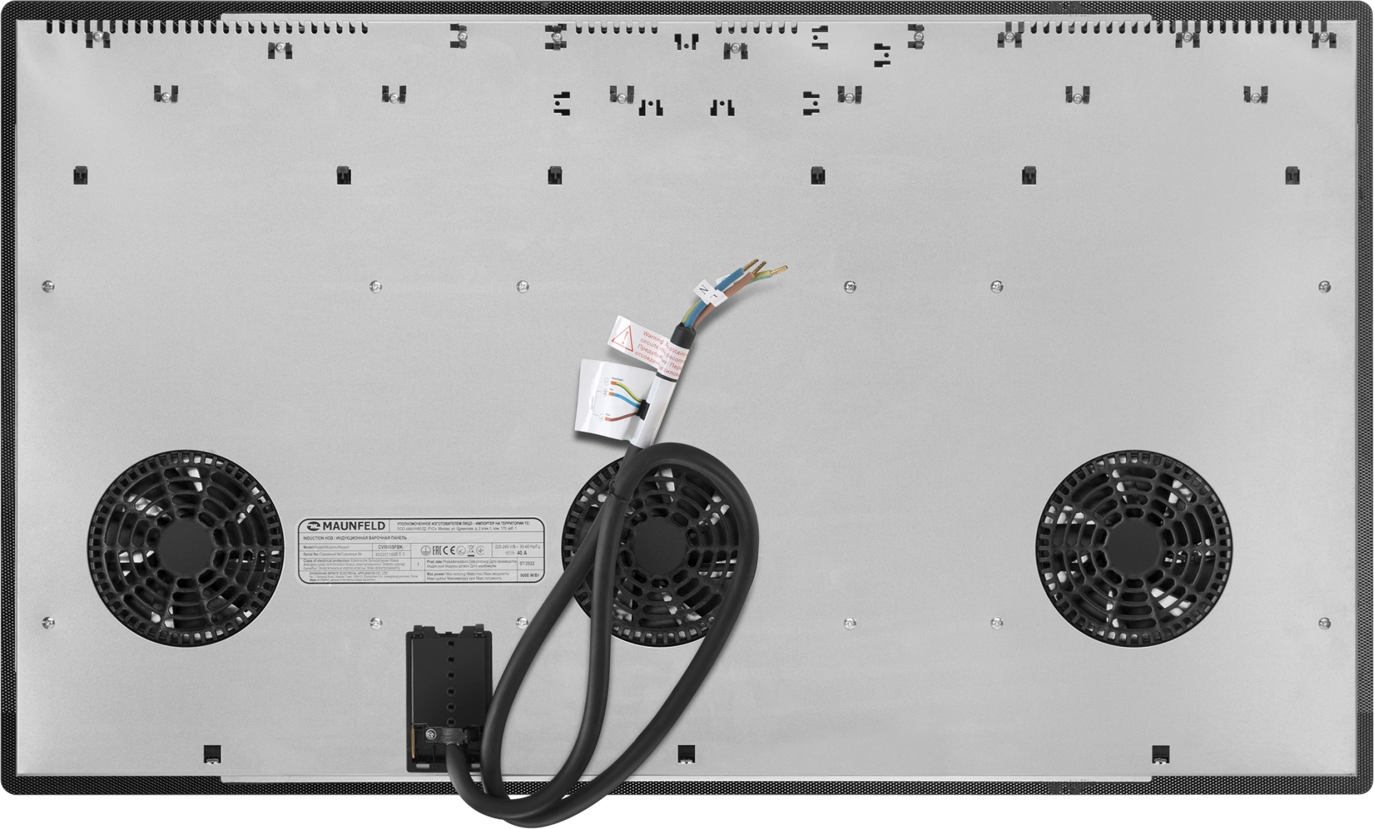 Индукционная варочная поверхность Maunfeld CVI905SFBK черный (ка-00022407)