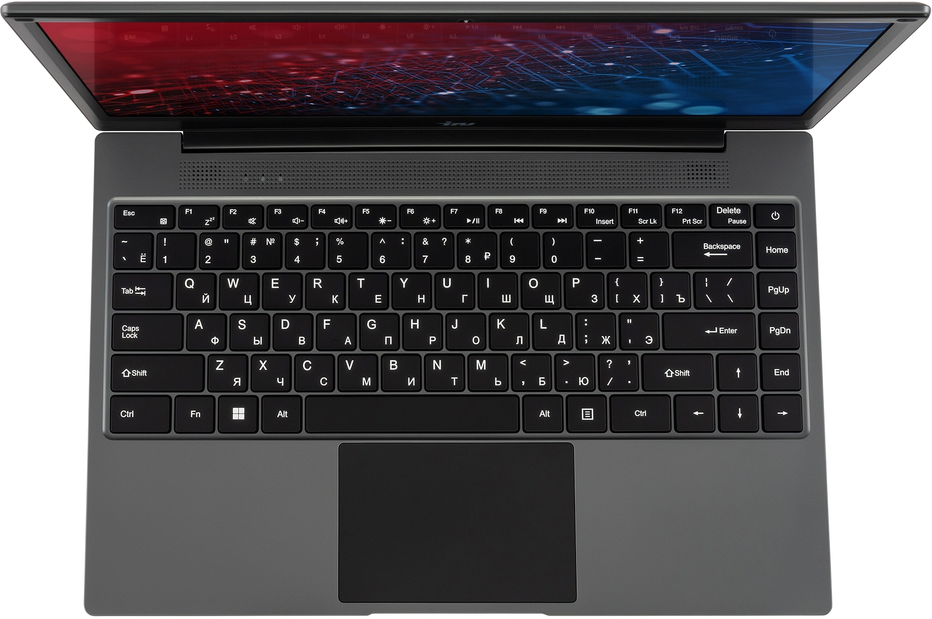 Ноутбук IRU Tactio 14RLH, 14", IPS, AMD Ryzen 5 7430U 32ГБ, SSD 1024ГБ, AMD Radeon Graphics, серый (2084817)