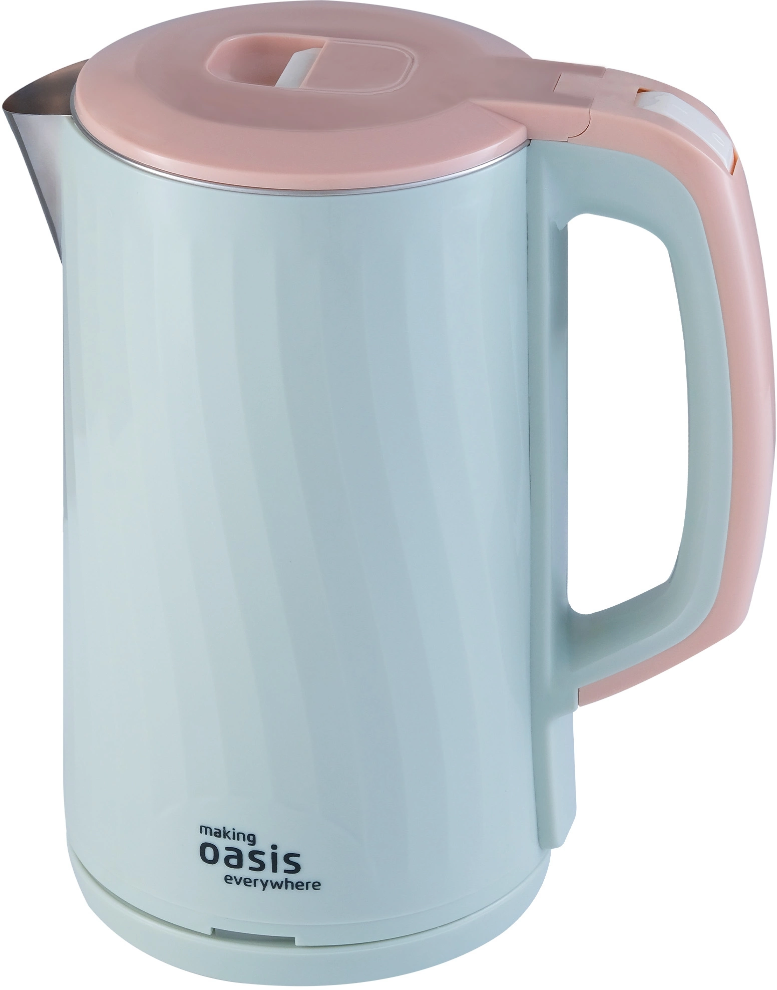 Чайник электрический Oasis K-13PM мятный, пластик