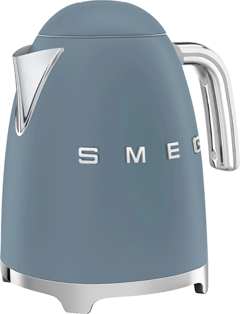 Чайник электрический Smeg KLF03SBMEU синий/серебристый, нержавеющая сталь