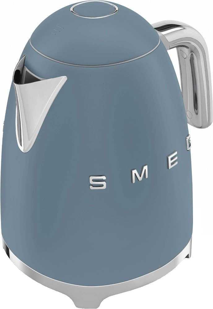 Чайник электрический Smeg KLF03SBMEU синий/серебристый, нержавеющая сталь