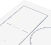 Индукционная варочная поверхность Maunfeld CVI453SBWH Inverter белый (ка-00022397)