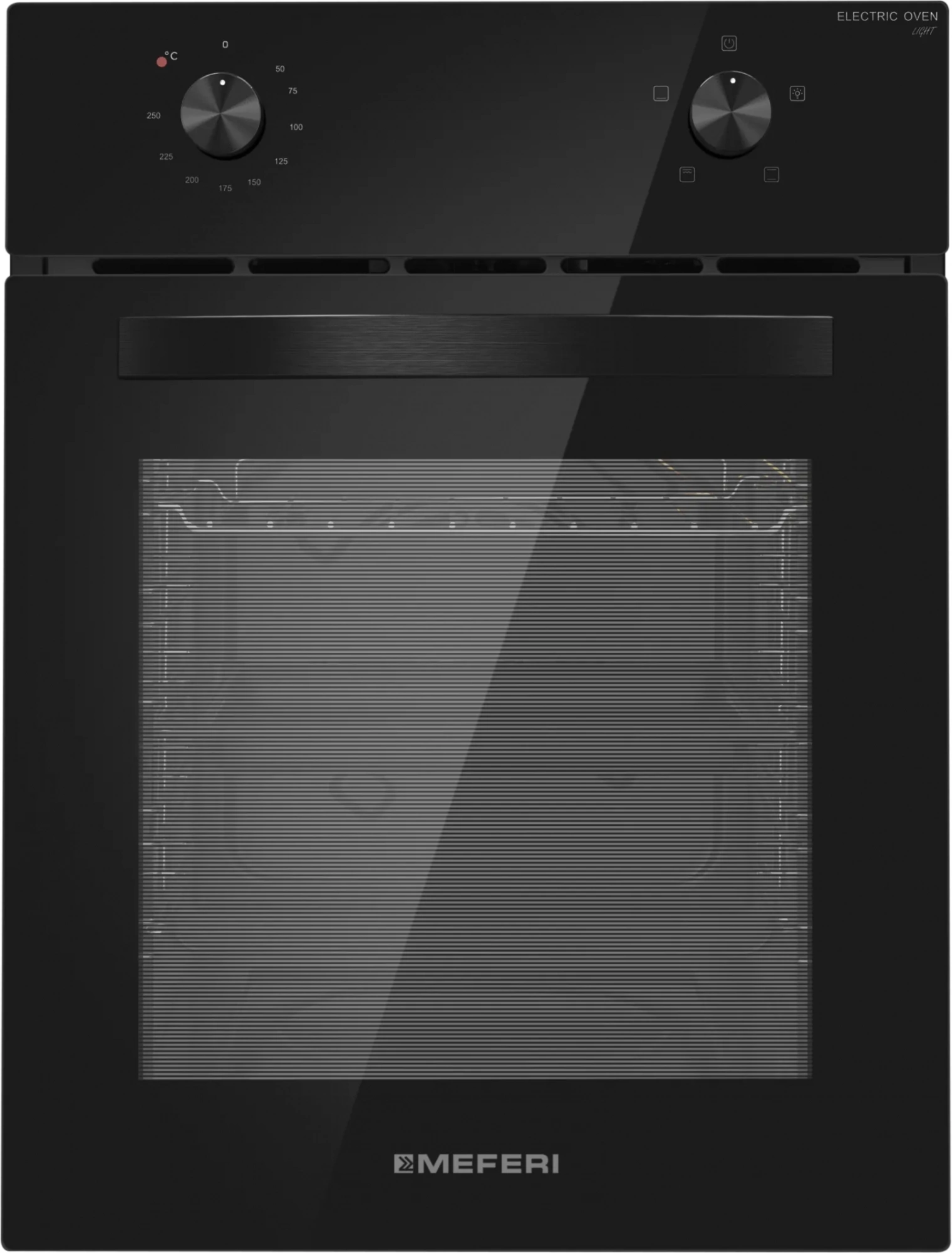 Духовой шкаф Meferi Light MEO454BK черный