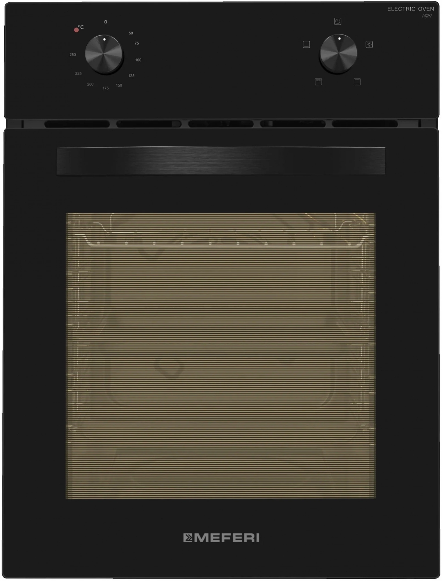 Духовой шкаф Meferi Light MEO454BK черный