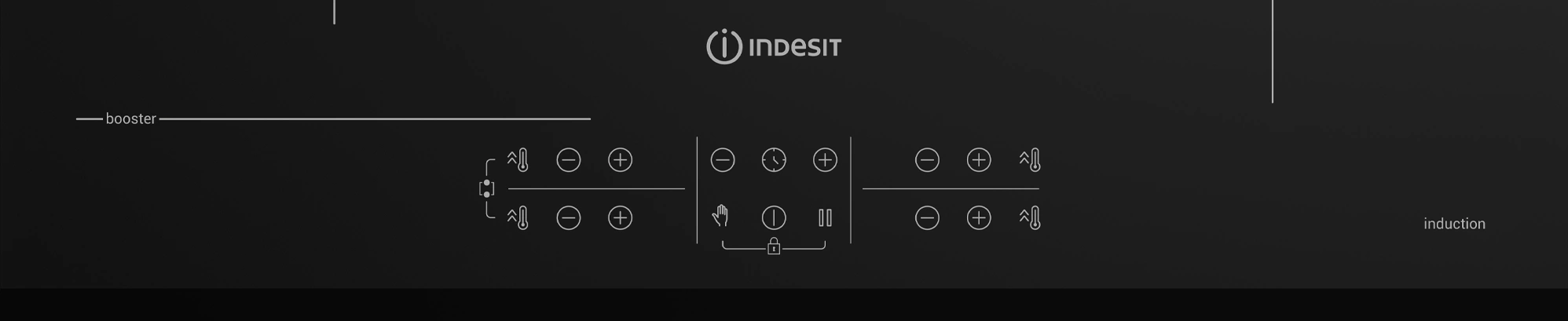 Индукционная варочная поверхность Indesit IB 41B60 BF черный (869890400080)