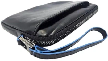 Клатч мужской Piquadro Blue Square черный натур.кожа (ac5946b2r/n)