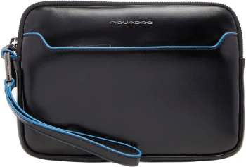 Клатч мужской Piquadro Blue Square черный натур.кожа (ac5946b2r/n)
