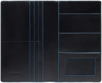 Обложка для документов Piquadro Blue Square черный (pp6805b2r/n)