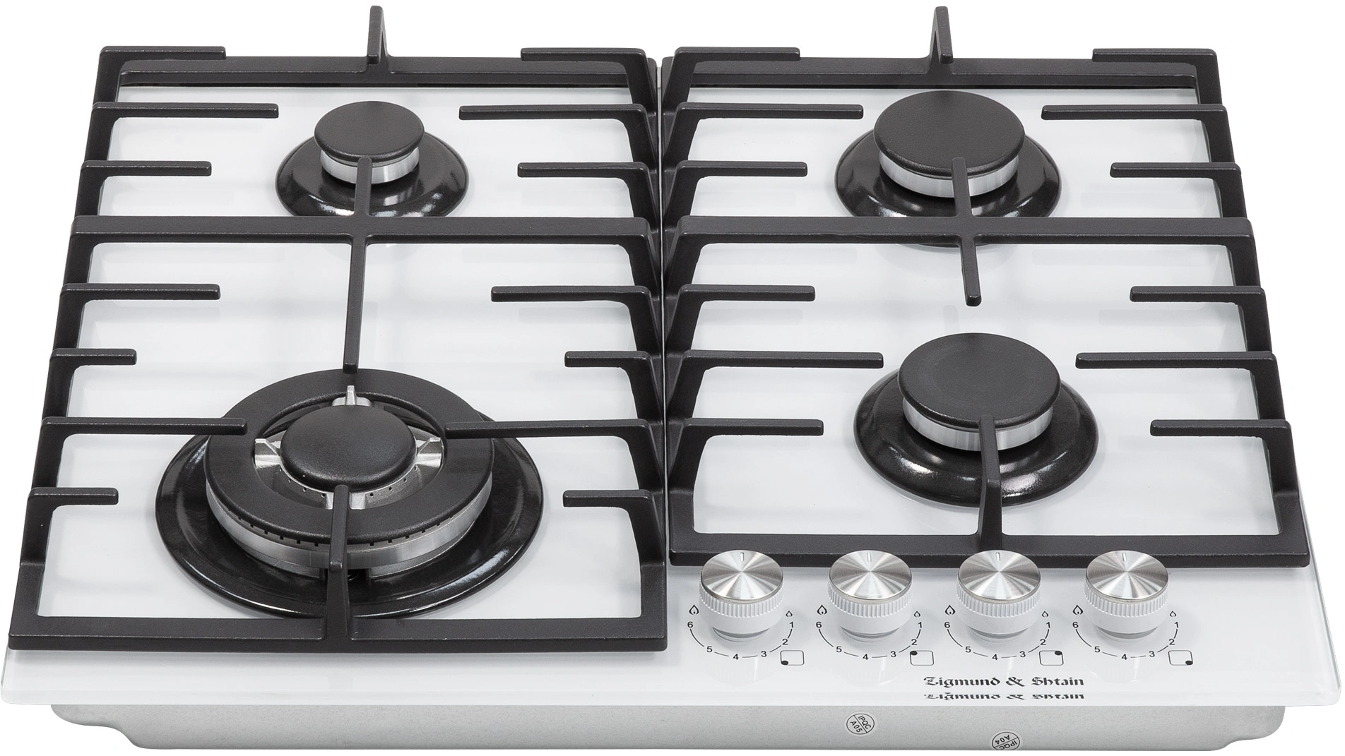Газовая варочная поверхность Zigmund & Shtain M 28.6 W белый